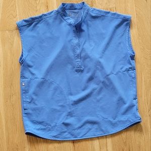 Rafaela Scrub Top Ceil Blue